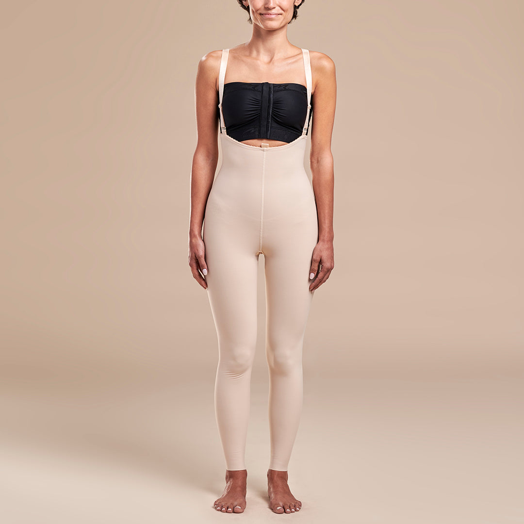 Zipperless Girdle with Suspenders - Ankle Length