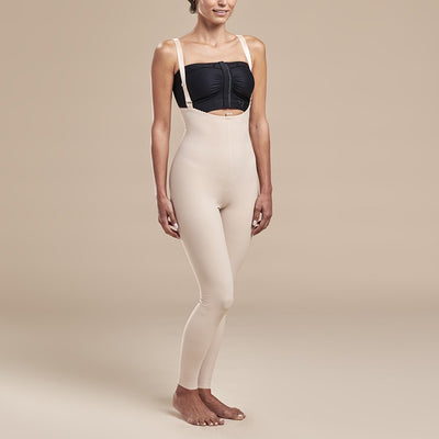 Marena Recovery style FBL2 Girdle, front pose view in beige