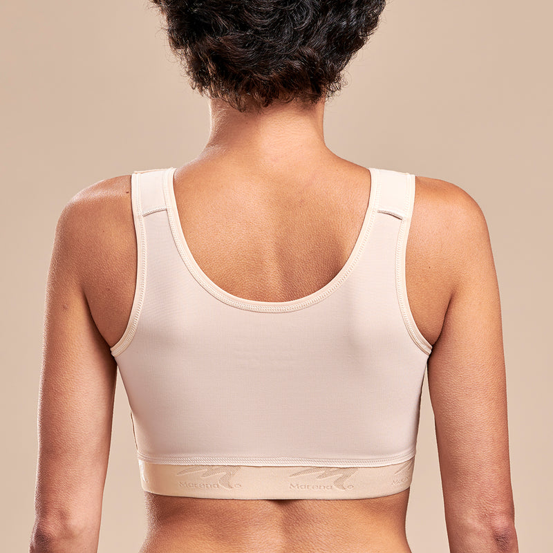 FlexFit™ Implant Stabilizer Bra - Style No. B15 Front view, in beige