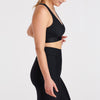 Marena Maternity™ Post-Pregnancy Wrap Bra, side view in black