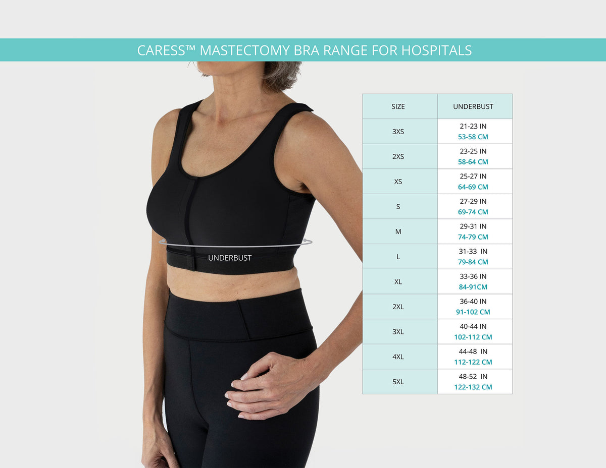 Size Guide Caress Surgical Bras The Marena Group, LLC