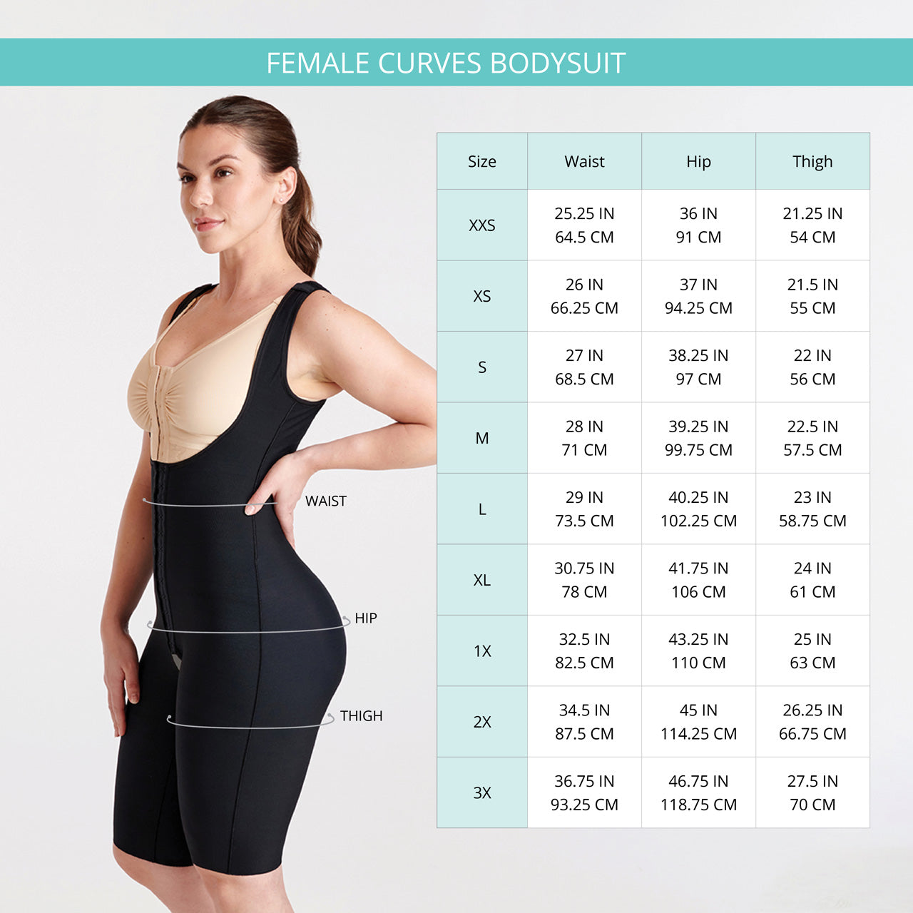 Leggings Size Chart – Fit With Curves
