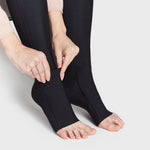 Marena Recovery style LGLFM lipedema garment close-up of FlexFit Comfort Ankle™ 