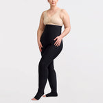 Marena Recovery style LIEMLES, Lipedema Everyday Management Legging in black, posed view on a female model.