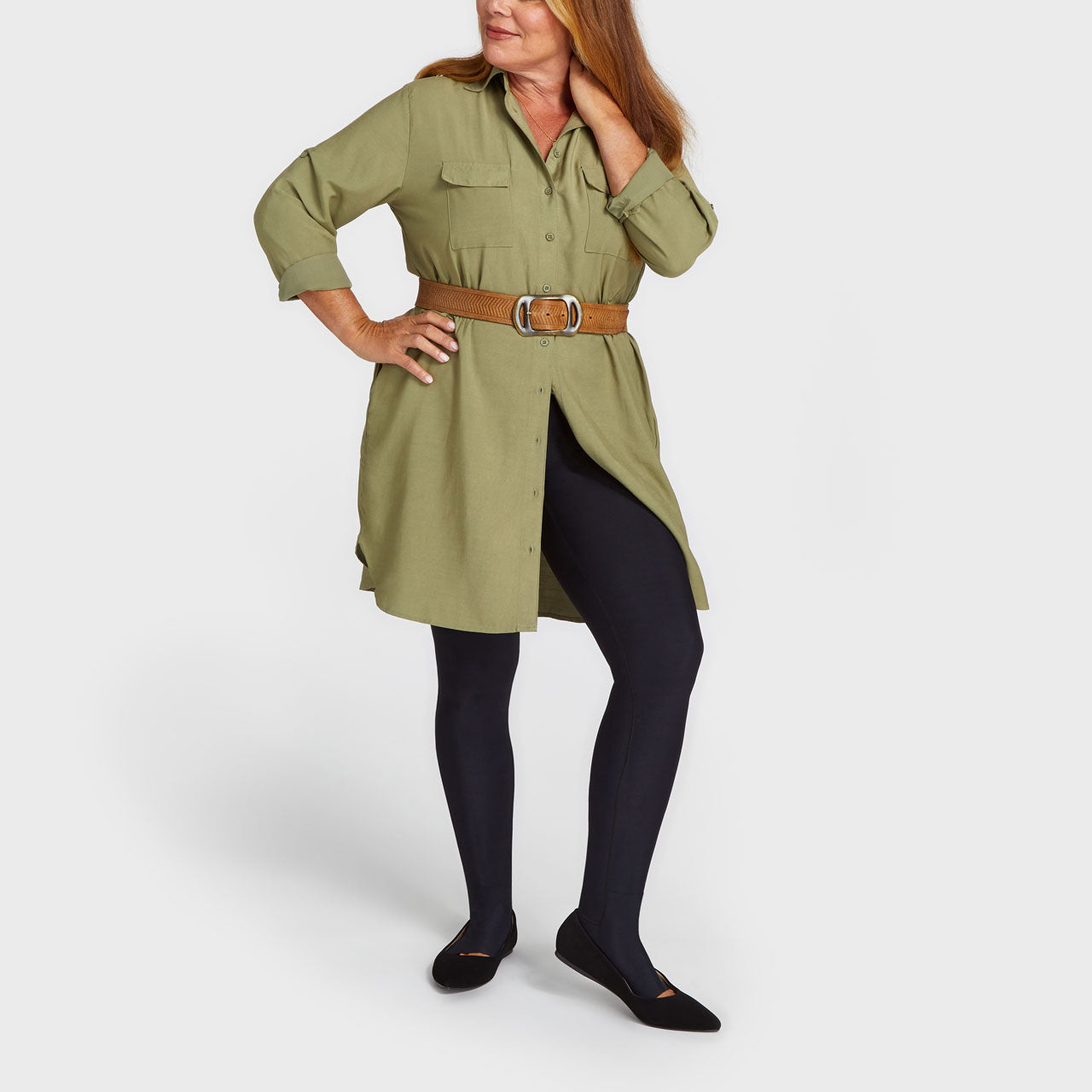 Lipedema Mid-State Everyday Management Legging | 15-20 mmHg | Style No.  LIEMLMS