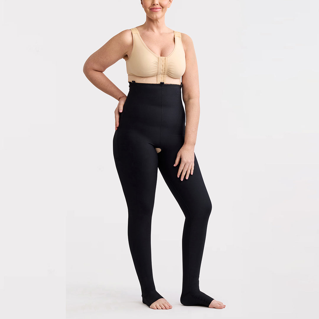 矯正用品・補助ベルト HEATTRAP leggings JP XL / US L Lipedema Post-Surgical Girdle With Side Zippers | Style No