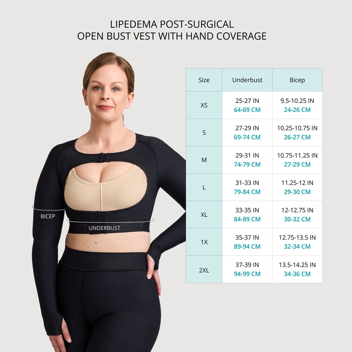 Lipedema Compression Garment Sizing Guide | Missy & Women's – The ...