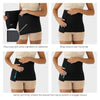 Step-by-step instructions for using the Pain-Relieving Abdominal Binder.