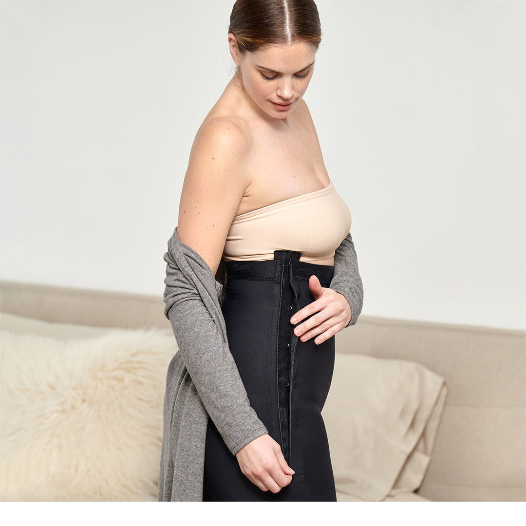 Generic （MINT GREEN）Postpartum Belly Bandage Seamless Bodysuit