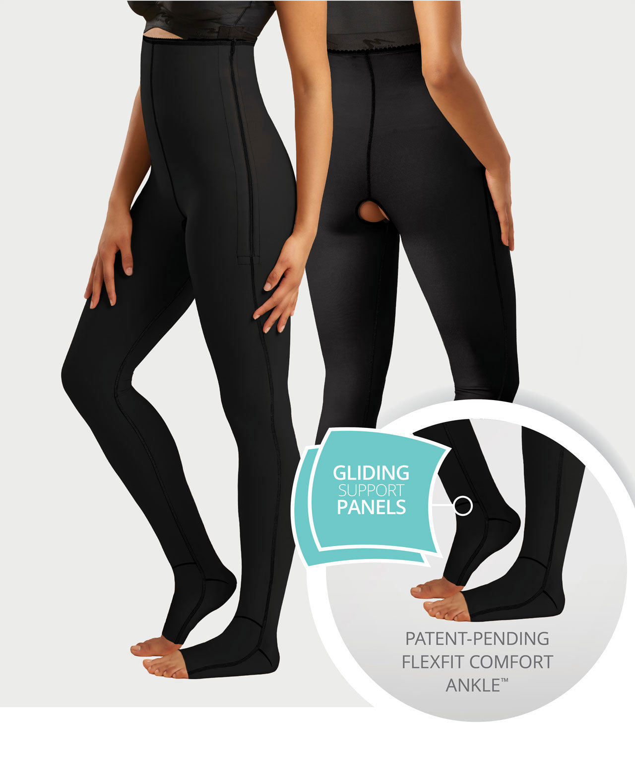 Lipedema Garment with FlexFit Comfort Ankle