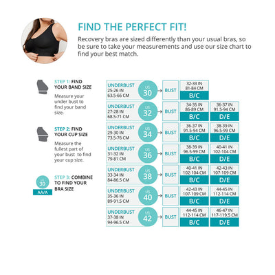 Implant Stabilizer Recovery Bra - Style No. B15