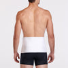 Marena Recovery style AB3S3 abdominal binder, back view shown on male model.