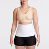 Marena Recovery style AB3S3 abdominal binder, front view shown on female model.