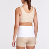 Marena Recovery style AB3X abdominal binder, back view shown on female model