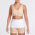 Marena Recovery style AB3X abdominal binder, front view shown on female model