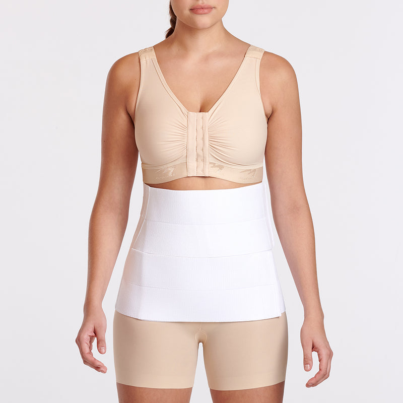 AltroCare 3-Panel, Postpartum and Post Surgery Abdominal Binder & Belly  Band. Size L/XL (fits 45 to 60). Made in USA.