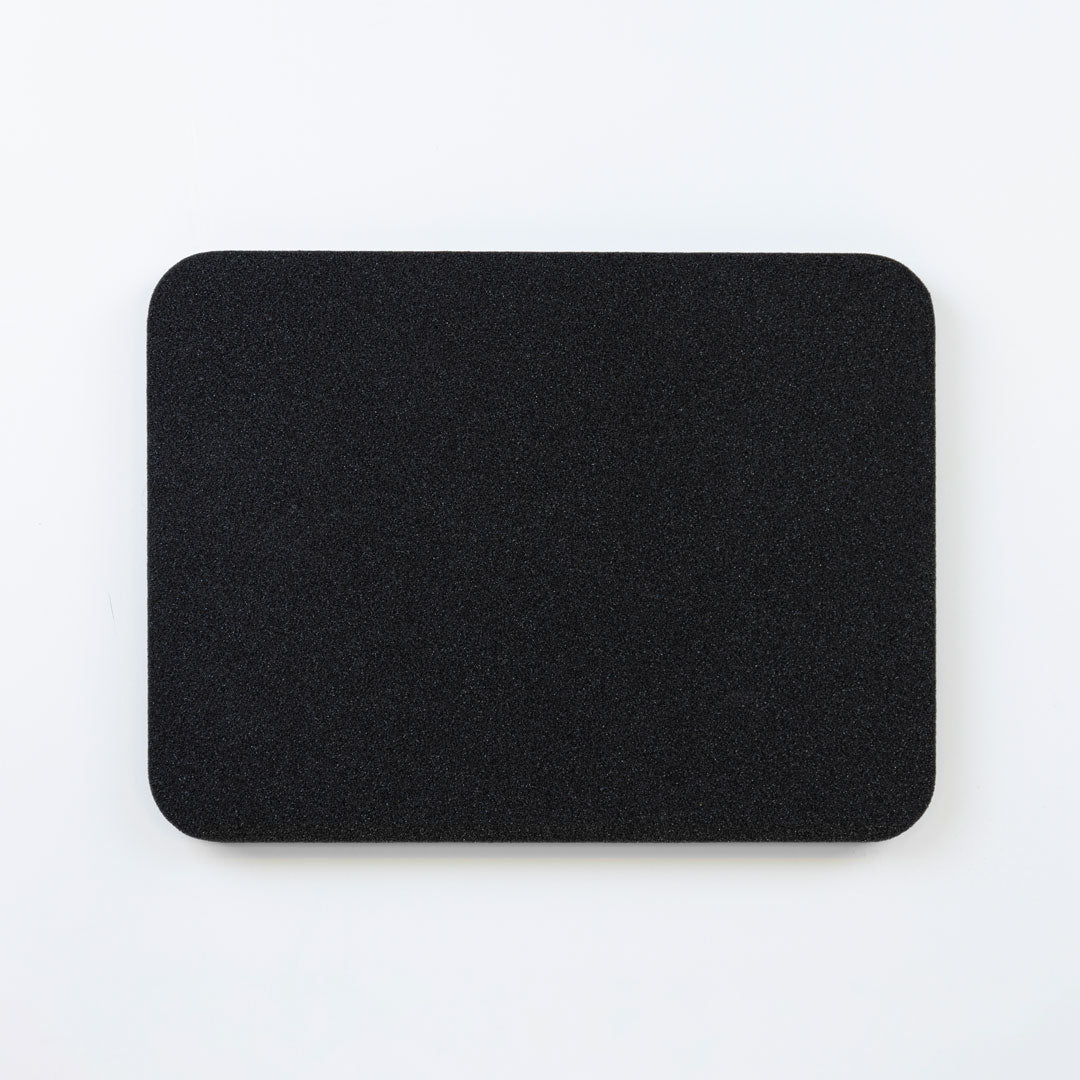 Marena Recovery style BLF breathable lipo foam in black, shown from the top.