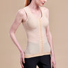 Caress by Marena Mastectomy Pocketed Camisole with Compression Bodice, side view, beige