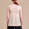 Caress by Marena Post-Mastectomy Camisole, back view, in beige