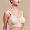 Caress by Marena Low-Coverage Pocketed Mastectomy Bra, side view, beige