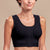 Caress by Marena High Coverage Pocketed Bra, front view, black
