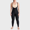 Marena Recovery style FBCL Compression Bodysuit ankle length for BBL Fat Transfer, front view, in black.