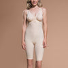 Marena Recovery FBS short-length compression girdle, front view in beige.