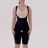 Female Curves Bodysuit With Hidden Reinforcement Panels Short Length in black gif
