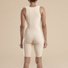 Marena Recovery FTS sleeveless compression bodysuit, back view in beige