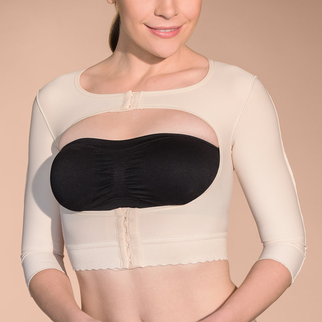 Fajas M & D Covered Back, Bottom Zipper And Abdominal Support