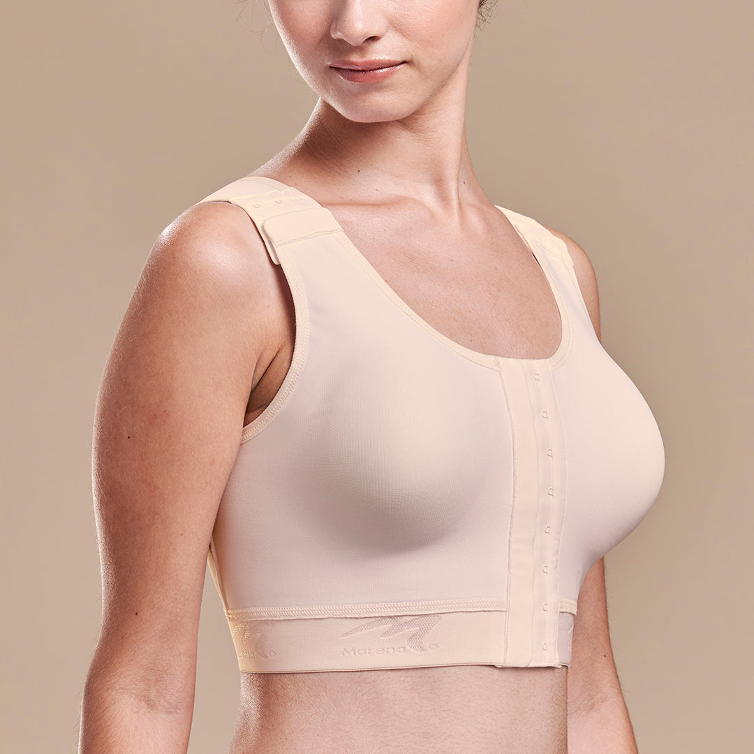 DotVol Women's Post-Surgical Bra Front Closure Wirefree Sports