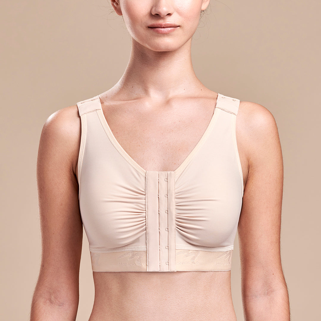 marena mastectomy recovery bra W/ adjustable strap Med Loops Not Included  Beige