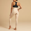 Marena Recovery style LGL ankle length compression girdle, back view in beige