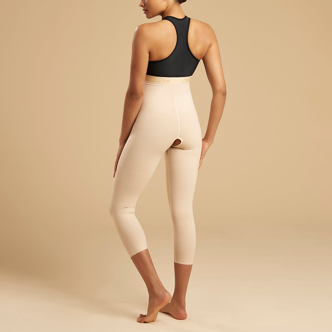 Marena Recovery Mid-Calf-Length Post Surgical Compression Girdle with  High-Back : : Clothing & Accessories