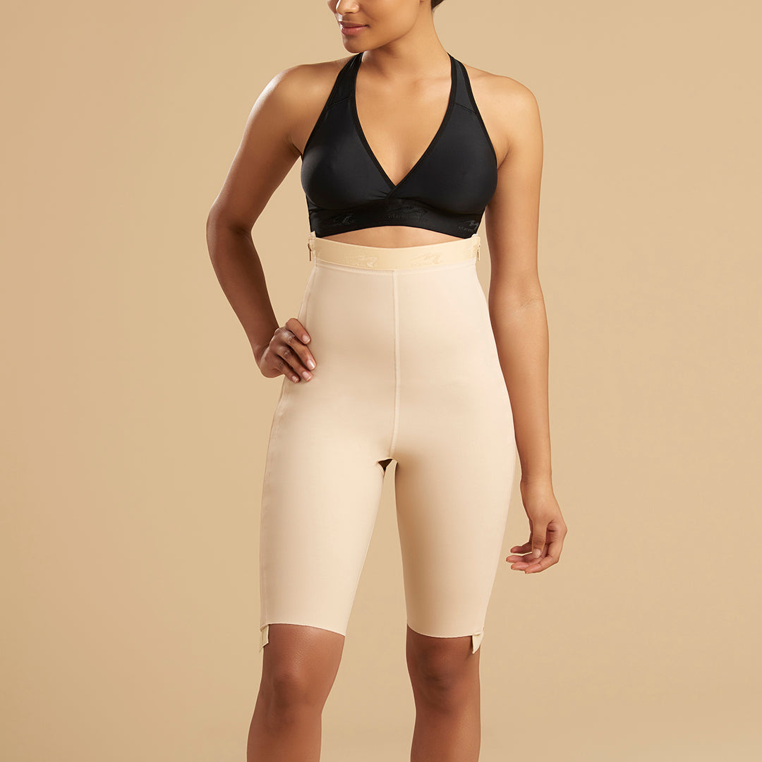 High-Waist Girdle with Separating Zippers - Short Length - Style No. LGS-SZ
