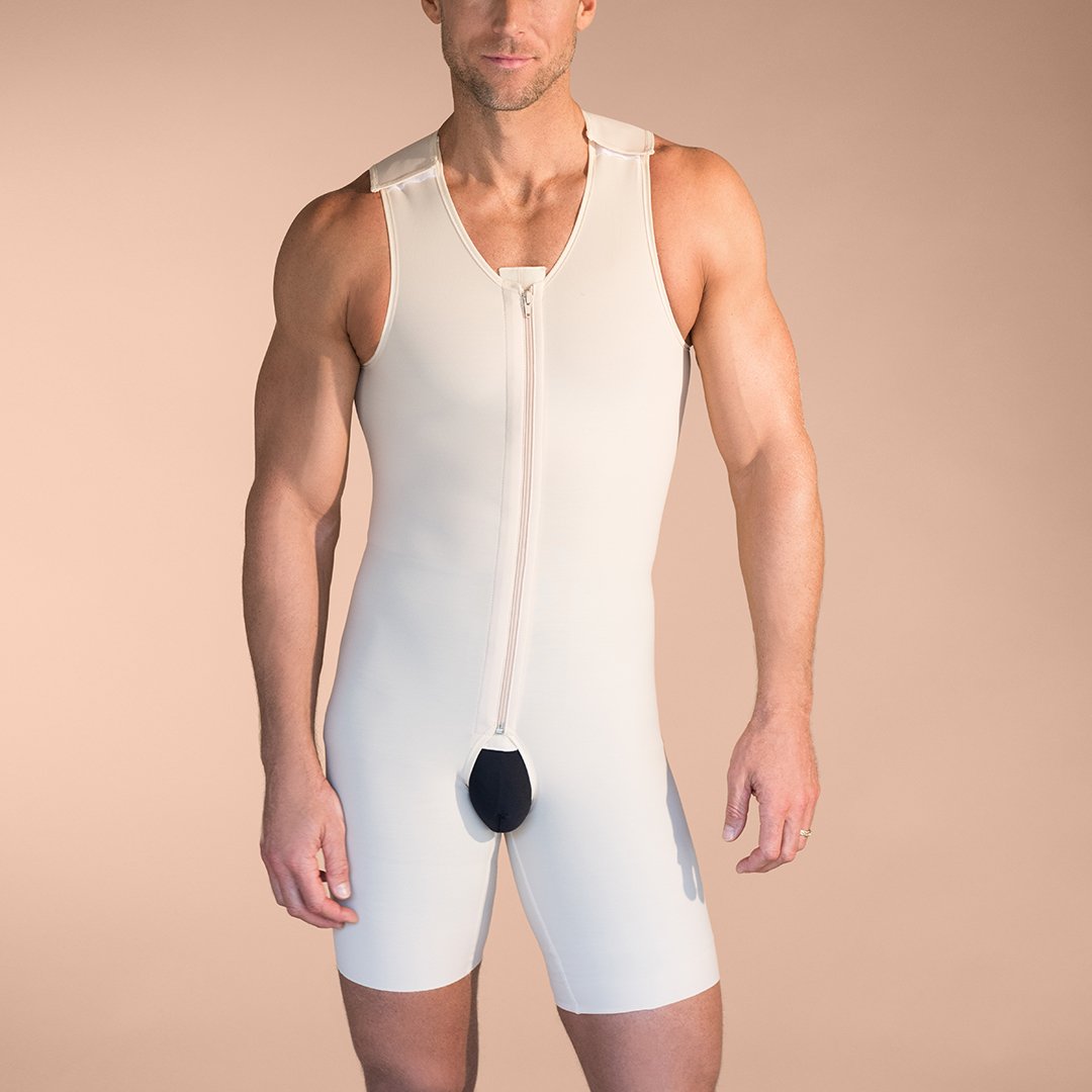 Compression Garment After Lipo for Men  Surgical Garments Post Surgical  Recovery Bodysuits - The Marena Group, LLC