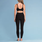 Marena Shape style ME-601 Compression Legging back view, in black