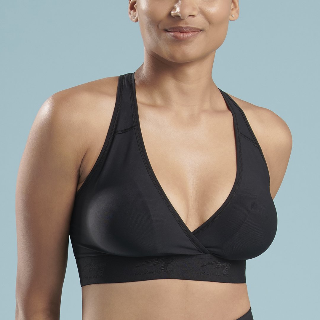 Signature Post Surgical Bra - Front Fastening - No Cup Size Needed - Size  X-Small (28-30) - Color Black : Clothing, Shoes & Jewelry 