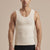 Marena Recovery style MHTT Sleeveless Compression Tank top,  front view in beige