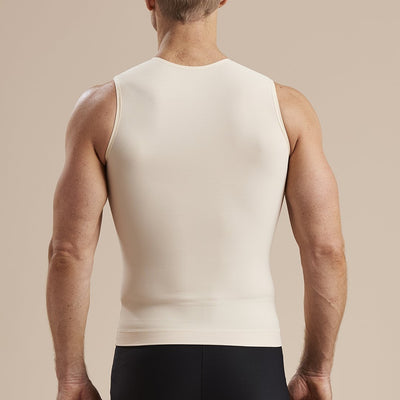  MARENA MV Recovery Men's Compression Vest Post-Surgical Support  - M, Beige : Clothing, Shoes & Jewelry