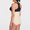 Marena Maternity™ C-Section Post-Pregnancy Shaper, bikini length, back view, shown in beige