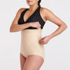 Marena Maternity™ C-Section Post-Pregnancy Shaper, bikini length, front detail view, shown in beige