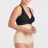Marena Maternity™ Post-Pregnancy Natural birth Shaper bikini length, side pose view, shown in beige
