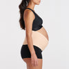 Marena Maternity™ Bump & Back Support Belt, side view, shown in beige