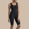 Marena Recovery style SBBS2 compression bodysuit, front view in black