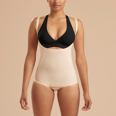 Marena Recovery Panty-length Compression Girdle With Beige Size
