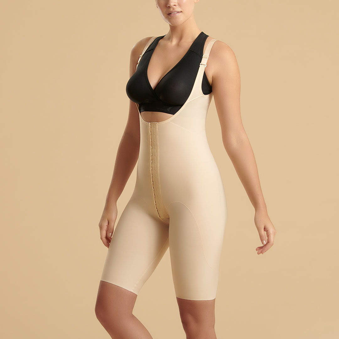 Zipperless Girdle with Suspenders - Ankle Length - Style No. FBL2