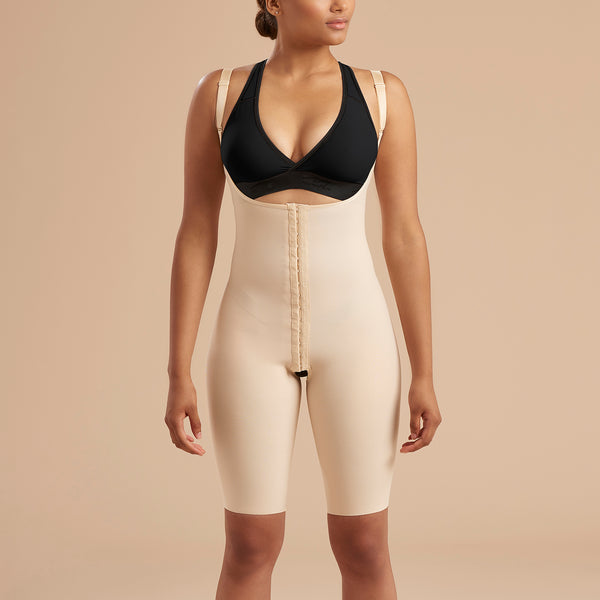 Marena ComfortWear Recovery Garment Beige Bodysuit Women's Size L