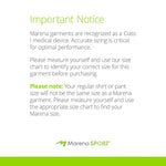 Accurate sizing is critical for optimal performance. Please measure yourself and identify your correct size before purchasing.