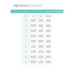 Marena Women's Recovery, arm bust underbust point of measure